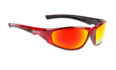 307.0305 - UGLY FISH GLASSES "TORPEDO" RS2044 RED w RED LENS