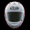 The organic shape of an Arai outer shell offers a more natural appearance, seals better and conforms more to the head's natural shape for improved comfort, fit and to help minimize wind turbulence