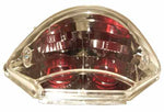 CB900 Hornet clear lens tail light unit with red bulb shrouds. E-marked and legal. 62-84746