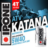 Katana ATV 5W40 220L Drum 100% Synthetic Ipone