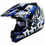 THH TX-24 Blitz in Blue is an oustanding quality and design helmet at a value that everyone can afford with fully removable liner and d-ring fastening