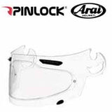 AH-1132 and AH-PL000355 - SAMPLE PICTURE - Arai DKS095  Max Vision Insert with Brow Vent (in clear/normal) offers complete field-of-view coverage for Arai SAI "Extreme Peripheral View" faceshields: Corsair-V, RX-Q, Signet-Q and Vector-2 models